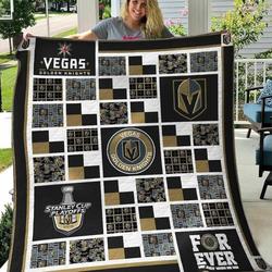 Vegas Golden Knights V1 Blanket Th2906 Quilt and Home Decor