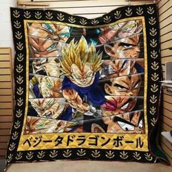 Vegeta Eyes For Fans Amine Blanket Th0907 Quilt and Home Decor