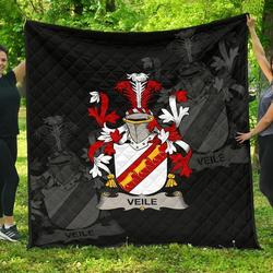 Veile Or Veale Ireland Irish Family Crest JFJ14405 3D Customized Quilt 2707 and Home Decor