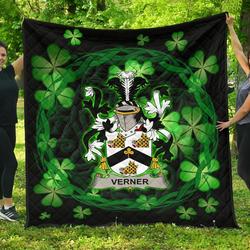 Verner Ireland Irish Celtic Shamrock Knot Circle JFJ14428 3D Customized Quilt 2707 and Home Decor