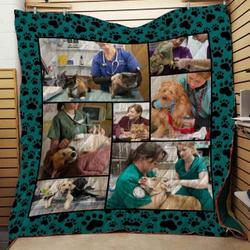 Vet Tech Life 3D Blanket Th1707 Quilt and Home Decor