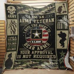 Veteran Quilt Blanket Dhc06021236Td and Home Decor