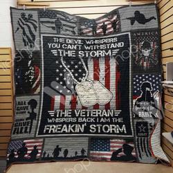 Veteran Quilt Blanket Dhc1102245Td and Home Decor
