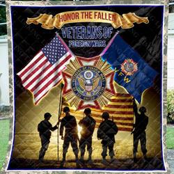 Veterans Of Foreign Wars Quilt Blanket Dhc03011035Dd and Home Decor
