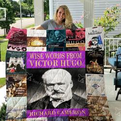Victor Hugo Quilt Blanket 0989 and Home Decor