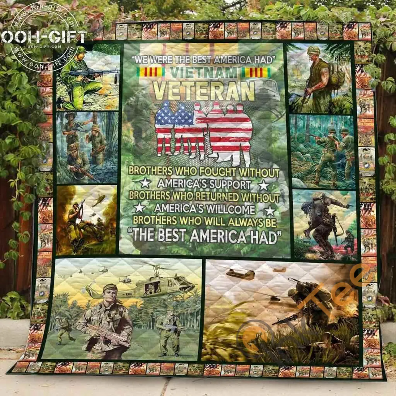 Vietnam Veteran 02 - 3D Blanket TH0807 Quilt and Home Decor