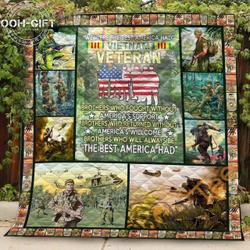 Vietnam Veteran 02 - 3D Blanket TH0807 Quilt and Home Decor