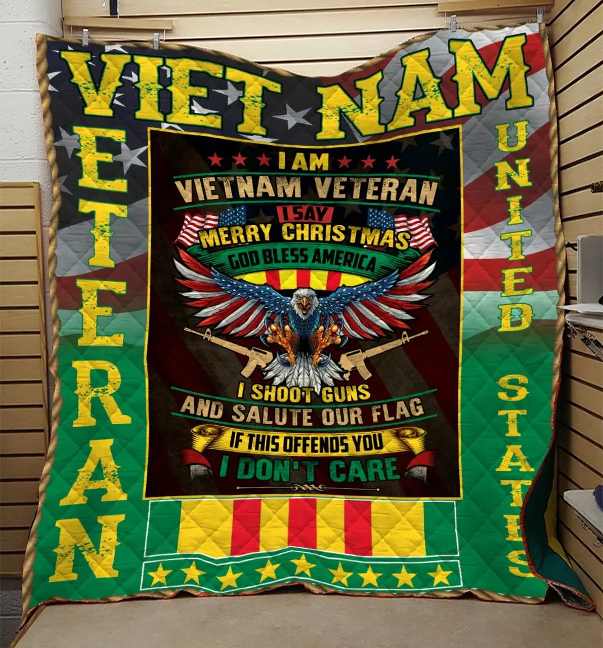Vietnam Veteran Blanket Htt-Qhg0002 Quilt and Home Decor