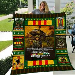 Vietnam Veteran Quilt Blanket Dhc1402976Td and Home Decor