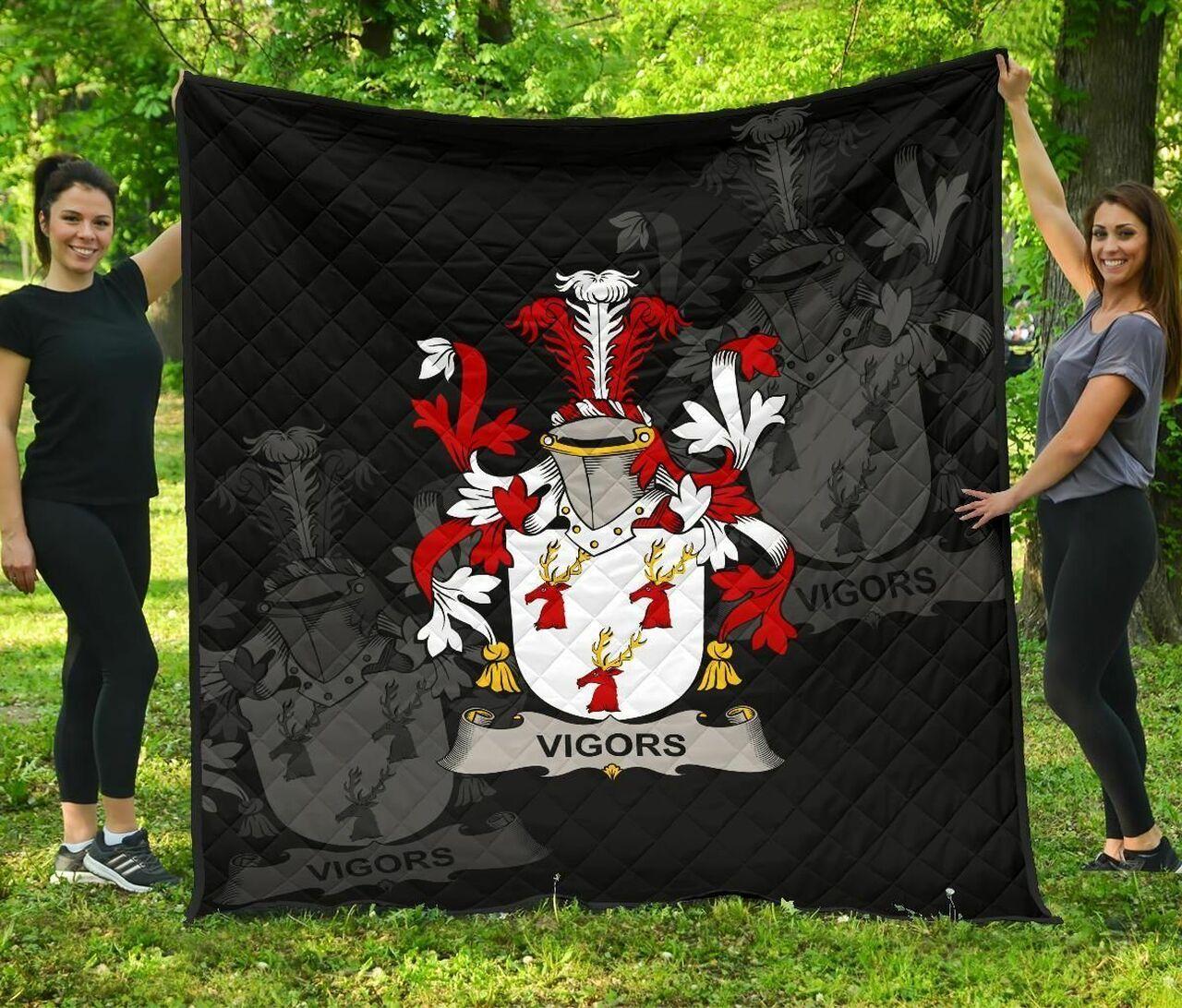 Vigors Ireland Irish Family Crest JFJ14441 3D Customized Quilt 2707 and Home Decor