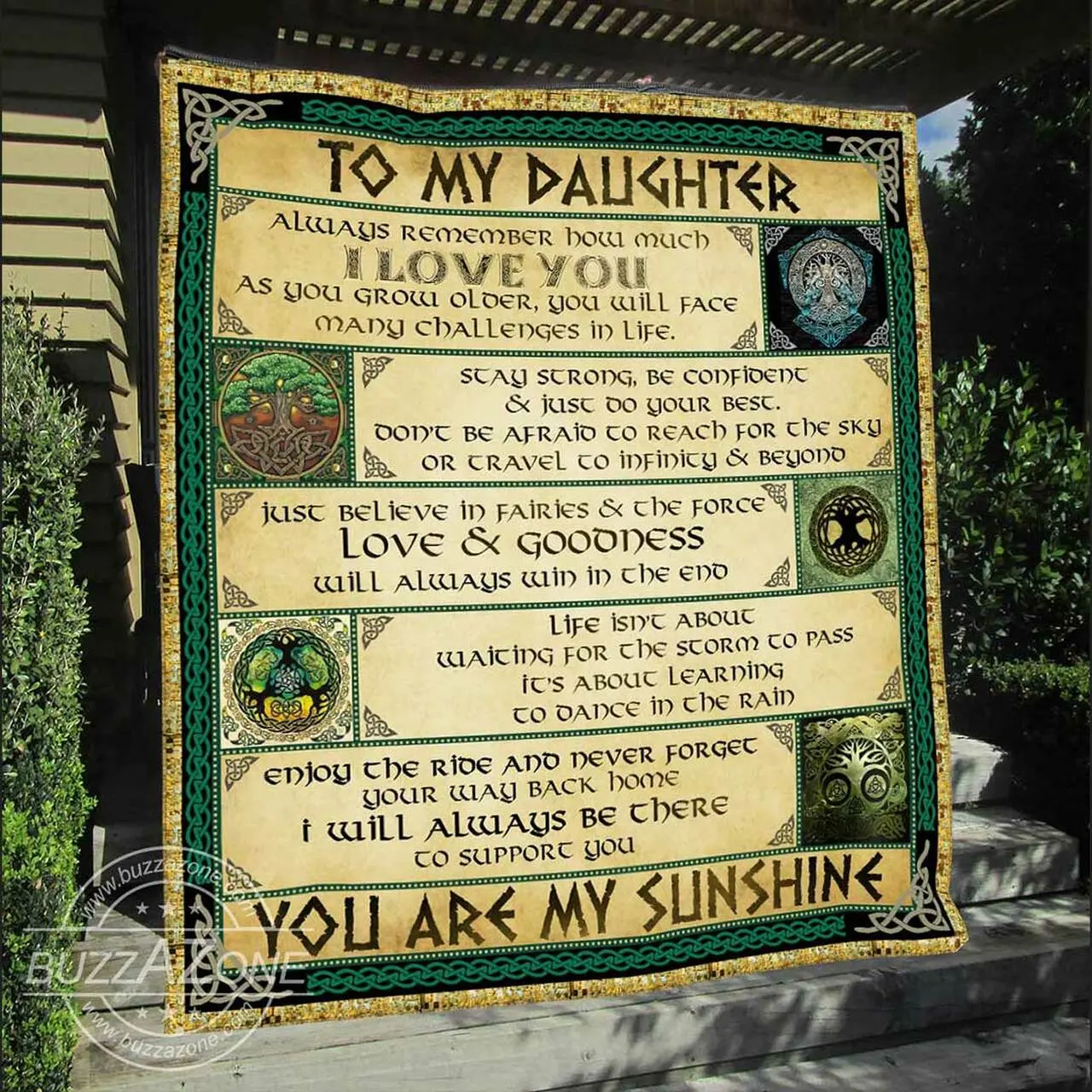 Viking I Will Always Be There To Support You Quilt Nh and Home Decor