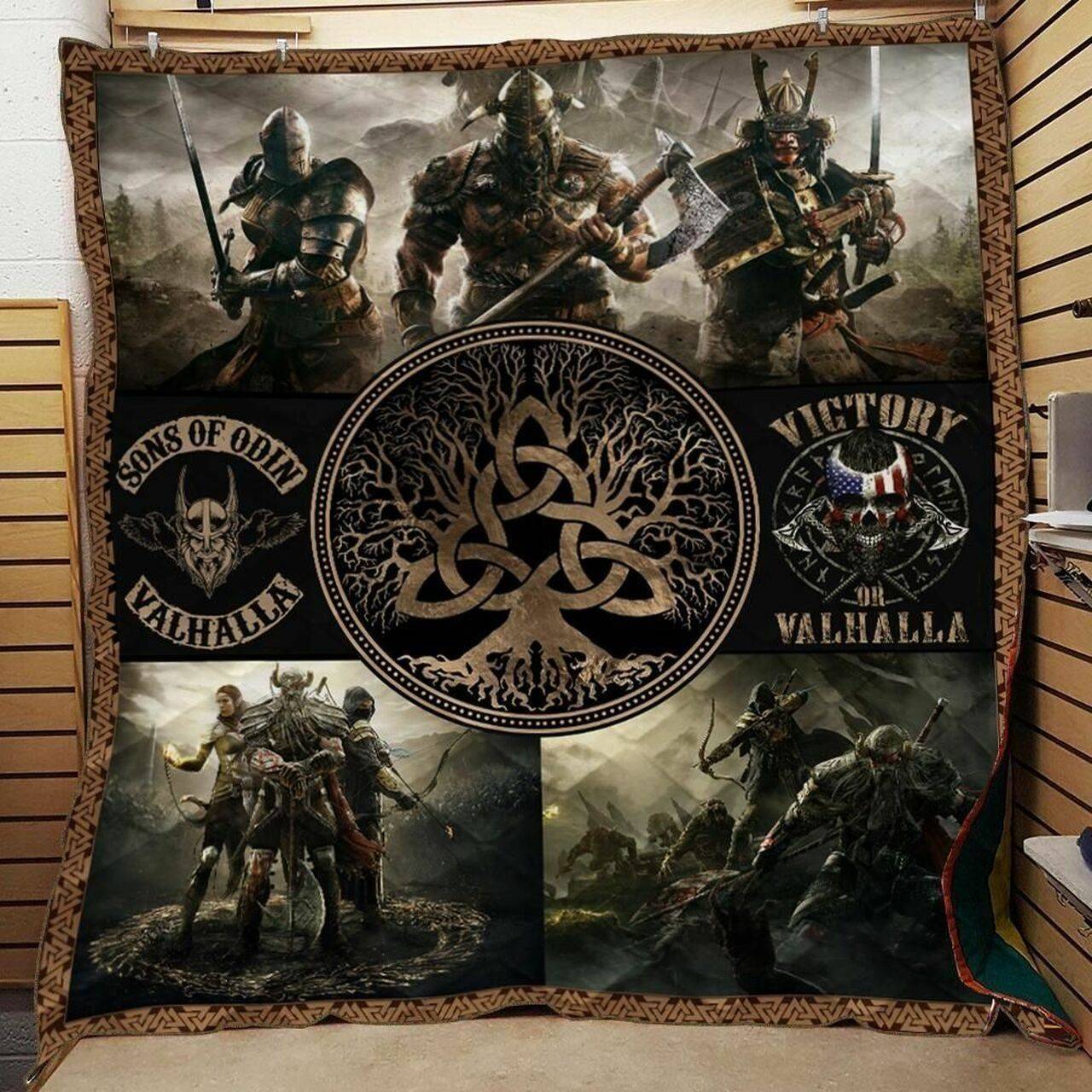 Viking Lover ODL273 3D Customized Quilt Hip and Home Decor