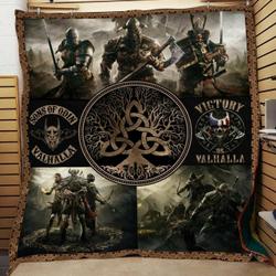 Viking Lover ODL273 3D Customized Quilt Hip and Home Decor