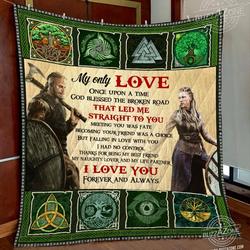 Viking My Love Straight To You Quilt Cc and Home Decor