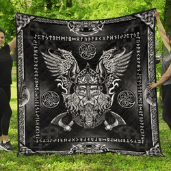 Viking Pat 3D Customized Quilt and Home Decor