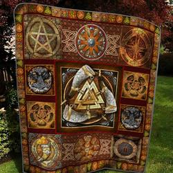 Vikings Quilt Blanket and Home Decor