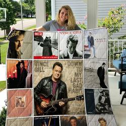 Vince Gill Quilt Blanket New Arrival and Home Decor