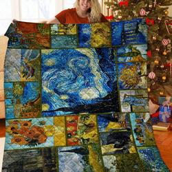Vincent Van Gogh JFJ14466 3D Customized Quilt 2707 and Home Decor