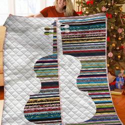 Violin JFJ14489 3D Customized Quilt 2707 and Home Decor