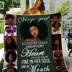 Virgo Girl Hated By Many TH2309405CL Quilt Blanket and Home Decor
