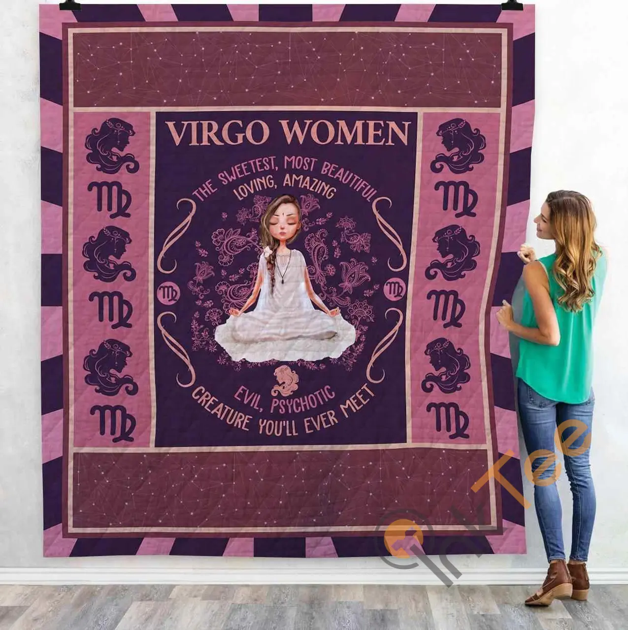 Virgo Horoscope Blanket TH0607 Quilt and Home Decor