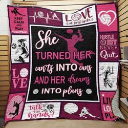 Volleyball JFJ14535 3D Customized Quilt 2707 and Home Decor