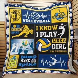 Volleyball JFJ14539 3D Customized Quilt 2707 and Home Decor