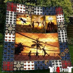 Volleyball Sport Blanket TH1807 Quilt and Home Decor