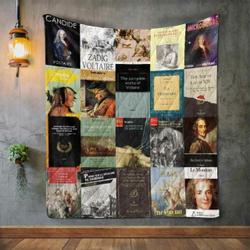 Voltaire Books Blanket Th1707 Quilt and Home Decor