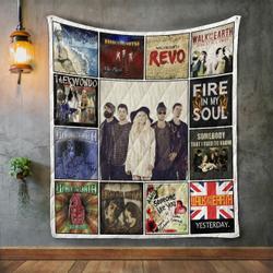 Walk Off The Earth Album Covers Quilt Blanket and Home Decor