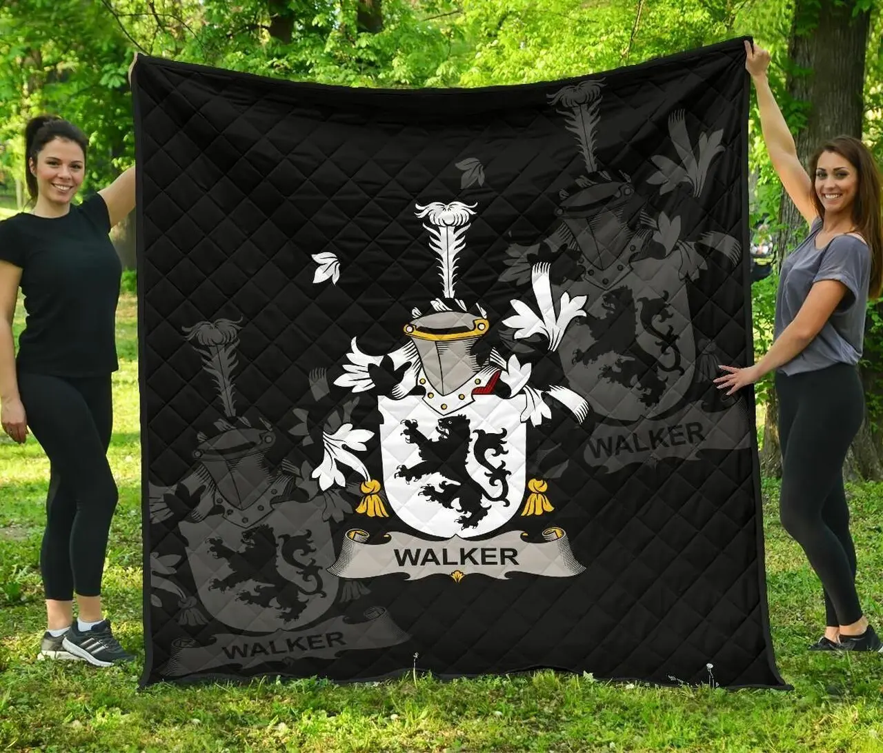 Walker Ireland Irish Family Crest JFJ14589 3D Customized Quilt 2707 and Home Decor