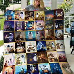 Wall-E Quilt Blanket and Home Decor