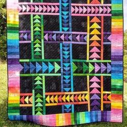 Wandering Geese Hur Quilt Cysizp and Home Decor