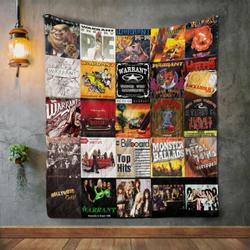 Warrant Album Covers Quilt Blanket and Home Decor