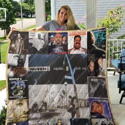 Warren G Albums Quilt Blanket For Fans Ver 17 and Home Decor