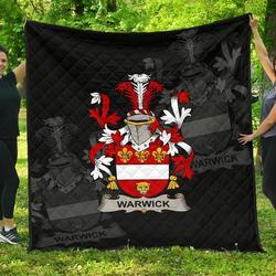 Warwick Ireland Irish Family Crest JFJ14650 3D Customized Quilt 2707 and Home Decor