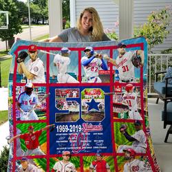 Washington Nationals Quilt Blanket and Home Decor