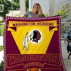 Washington Redskins Quilt Blanket 05 and Home Decor