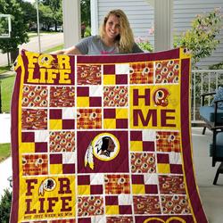 Washington Redskins Quilt Blanket Ver 02 and Home Decor