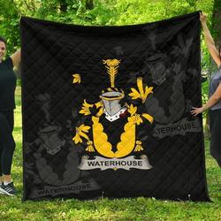 Waterhouse Ireland Irish Family Crest JFJ14654 3D Customized Quilt 2707 and Home Decor