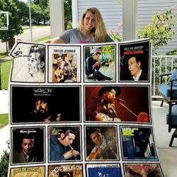 Waylon Jennings Quilt Blanket and Home Decor