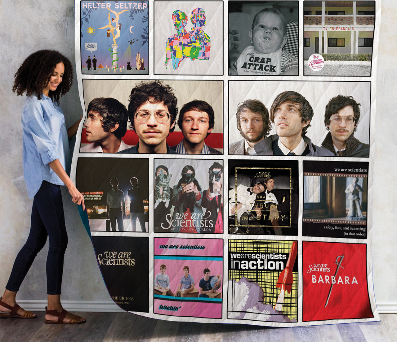 We Are Scientists Albums Quilt Blanket Ver14 and Home Decor