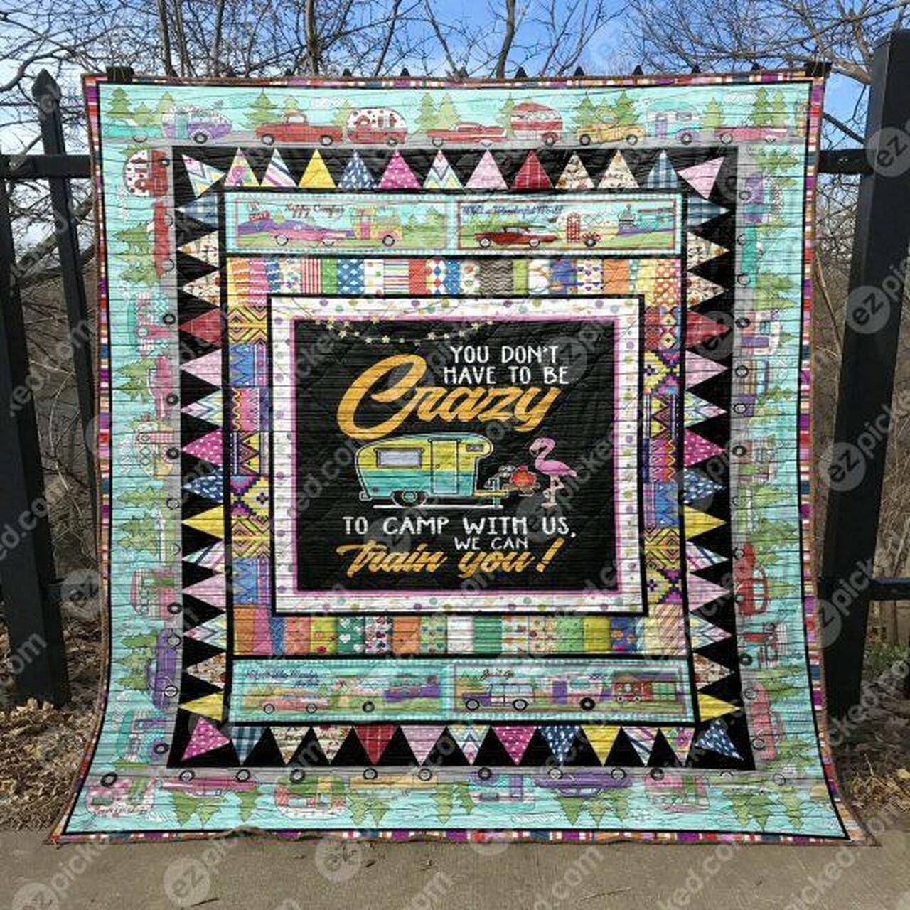 We Can Train You Quilt Blanket Ytp0 Quilt and Home Decor