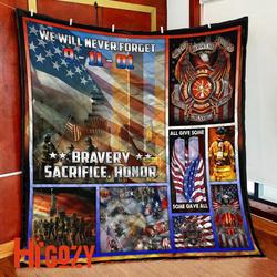 We Will Never Forget Quilt Blanket DQB08242006-TQH and Home Decor