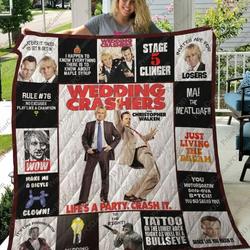Wedding Crashers Quilt Blanket  Limited Quilt Blanket and Home Decor