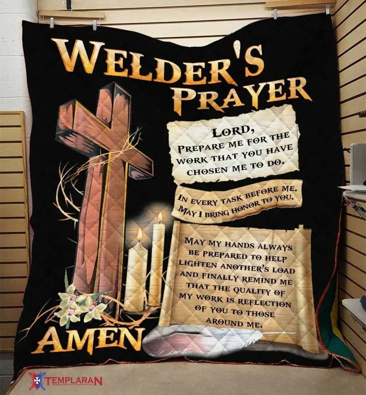 Weilder Prayer Quilt Blanket and Home Decor