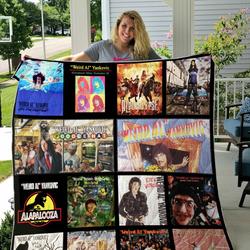 Weird Al Yankovic Quilt Blanket 01 and Home Decor