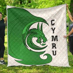Welsh Premium Welsh Myth Dragon Green Qq Quilt Bevrpj and Home Decor