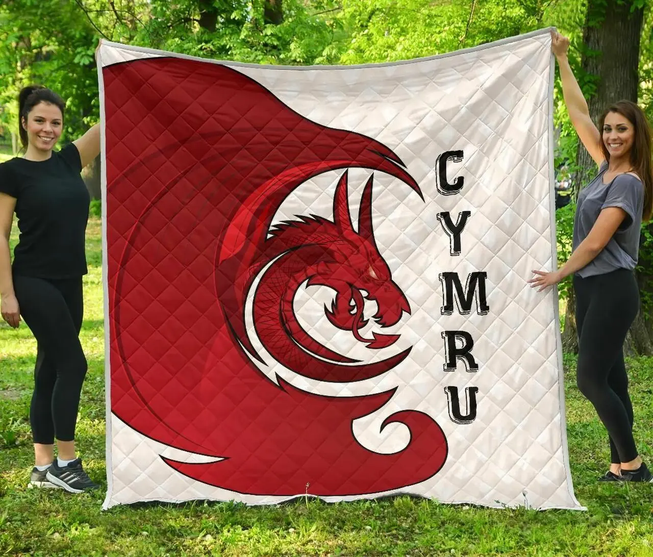 Welsh Premium Welsh Myth Dragon Red Jv Quilt Derqmq and Home Decor