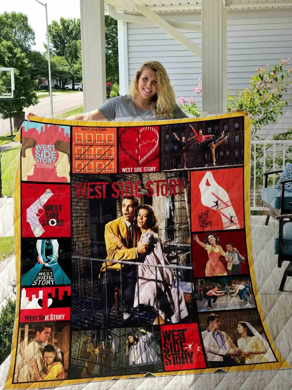 West Side Story Quilt Blanket 01 and Home Decor